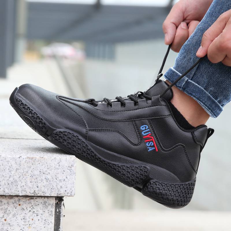 GENERICO Zapatos de Seguridad ligeros para hombres cómodos trabajo Negro. | falabella.com
