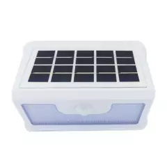 GENERICO - Aplique De Muro Solar Recargable Con Sensor De Movimient