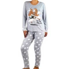 LIKE SHOP - Pijama Mujer Juvenil. Delgado Manga Larga. 506