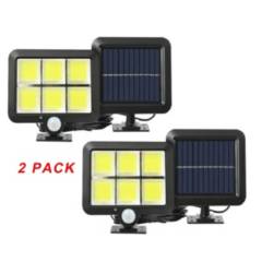 GENERICO - Focos Solares Farol Solar Exterior con Panel Solar 2 Pack