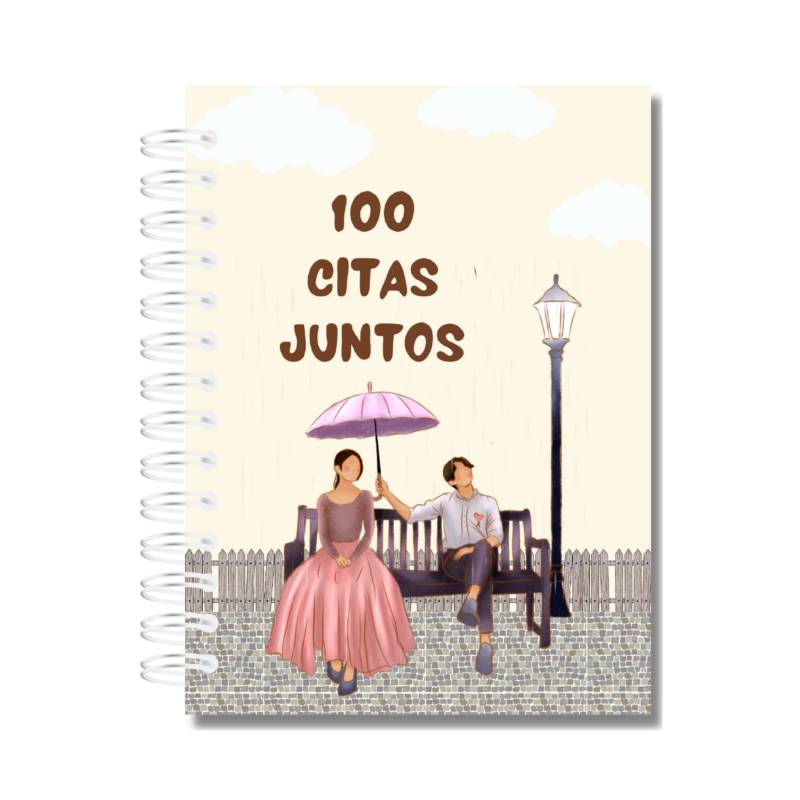 Libro / Album 100 Citas Juntos para Parejas - Rojo. GENERICO