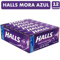 HALLS - Halls Mora Azul - Caramelos (Caja Con 12 Unidades)