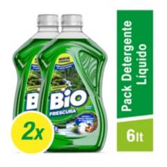 BIOFRESCURA - Pack Detergente Líquido Concentrado Biofrescura 6 Lt