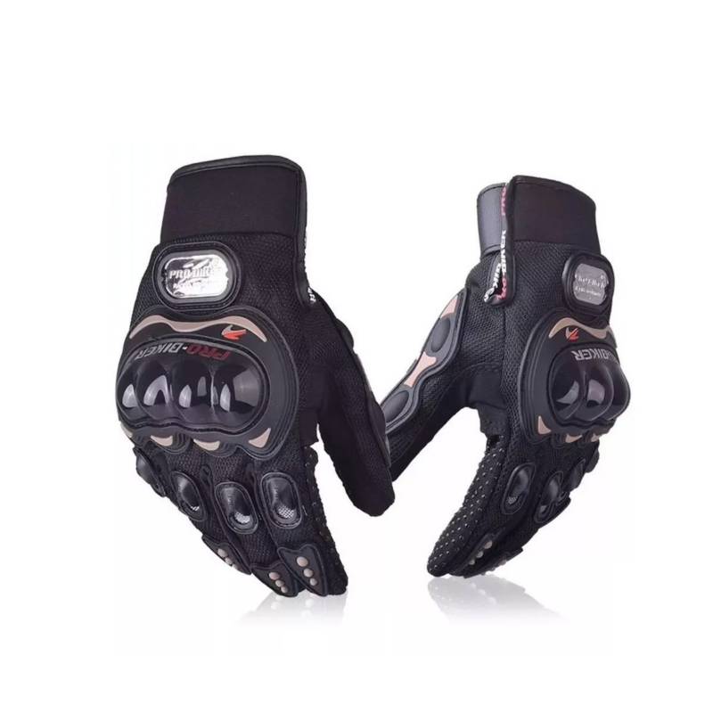 GENERICO Guantes Ciclismo Azul Bicicleta Cortos Moto Protección