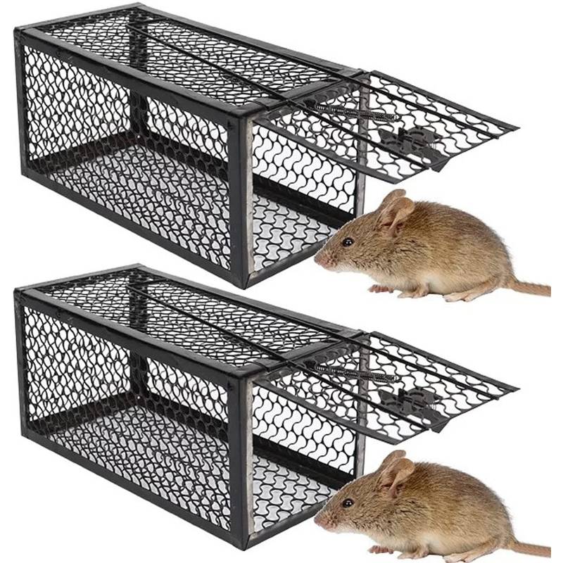 Jaula trampa para ratas y roedores (41,5x16x16,5 cm) – Ahuyentando