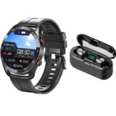 BRO TOUMI - Toumi F9 Audifonos Bluetooth y Toumi Smartwatch GT-X-Negro