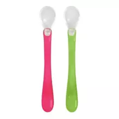 GREEN SPROUTS - Pack Cucharas Punta De Silicona Green Sprouts