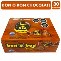 ARCOR - Bon O Bon Chocolate Arcor (caja Con 30 Unidades)