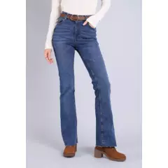SOVIET - Jeans Spandex Flare Fit Mujer Soviet SOVIET