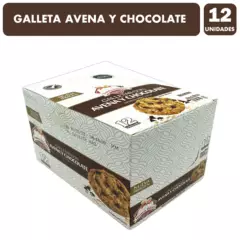 NUTRA BIEN - Galletas Avena Y Chocolate Nutra Bien caja Con 12unidades