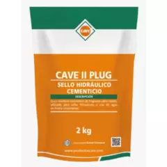 CAVE - Cave II plug - Sello Hidráulico de fraguado rápido, Doypack 2 Kg