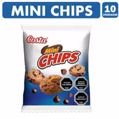 COSTA - Galletas Mini Chips De Costa para Colación - Pack De 10un