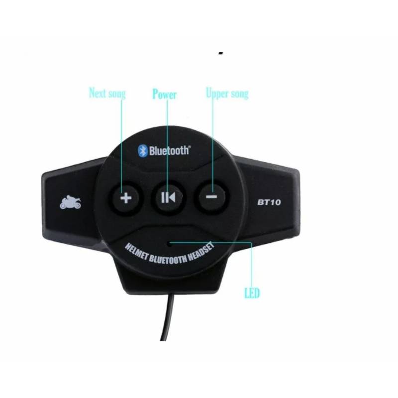 GENERICO Intercomunicador Para Moto Bluetooth Audifono Para Casco