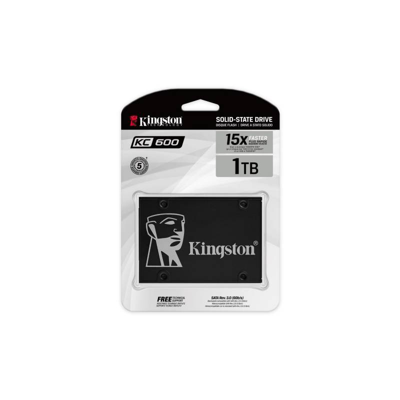KINGSTON - SSD Kingston 1024GB Sata3 2.5 550/520MB/seg 3D TLC - Negro