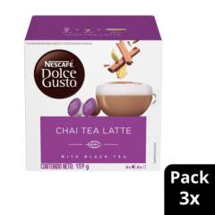 DOLCE GUSTO - Café NESCAFÉ® Dolce Gusto® Chai Tea Latte 16 Cápsulas X3