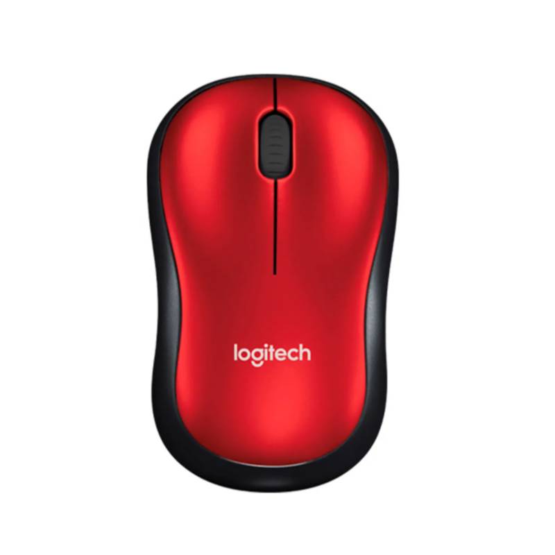 LOGITECH - Mouse Logitech  M185 inalámbrico rojo