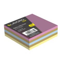 LAVORO - Taco Notas adhesivas 7,6 x 7,6cm 258 hojas Kraft y Pastel