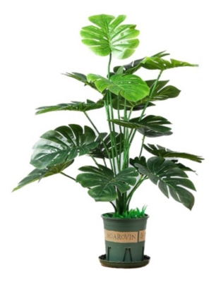 Planta artificial Monstera de 150 cm de altura en maceta de 18 cm