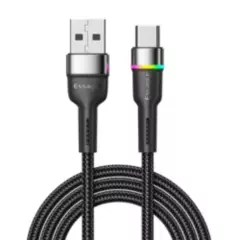 ESSAGER - Cable Usb Tipo C Samsung Xiaomi Huawei 3a 2m Cable Tipo C Carga Rapida
