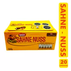 NESTLE - Chocolate Sahne-Nuss Nestlé Display 20 Unidades 14 Gramos