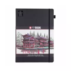 SAKURA - Sketchbook Papel Blanco Crema 21 x 30 cm 80 Hojas
