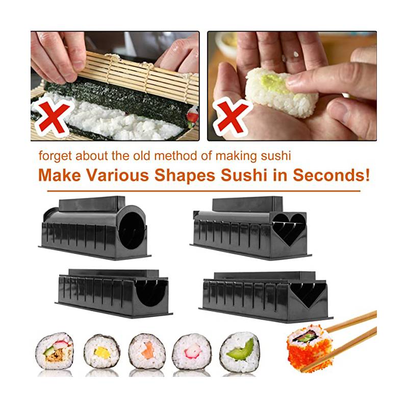 GENERICO Kit Profesional Para Preparar Sushi Antiadherente