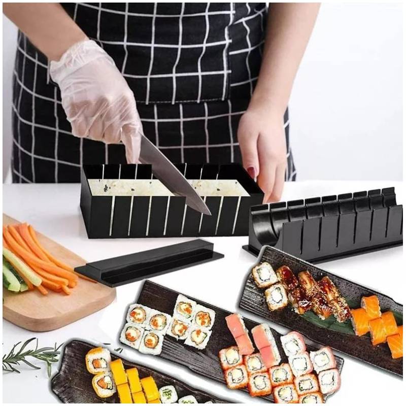 GENERICO Kit Profesional Para Preparar Sushi Antiadherente