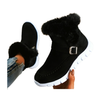 GENERICO Zapatos Invierno Mujer Botas de Nieve Casual Calzado Piel Forradas