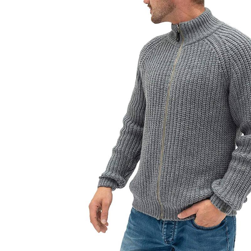 BLWOENS Suéter casual de moda para hombres - Gris