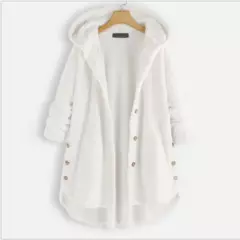 BLWOENS - Suéter casual y abrigo para mujeres - Blanco