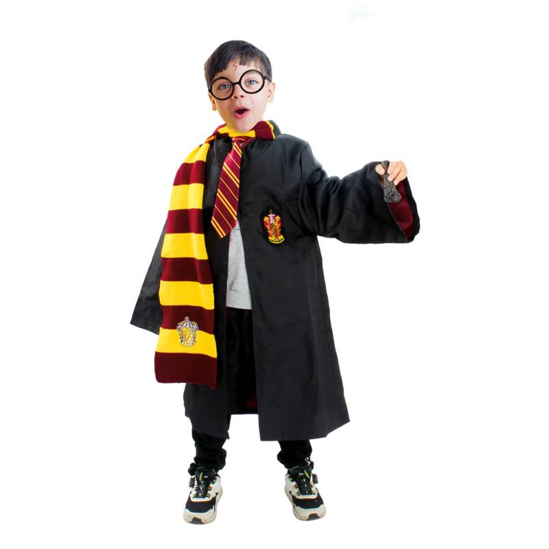 TODODISFRACESCHILE - Disfraz Harry Potter + bufanda y corbata Talla 3 a 4 años