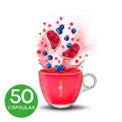 FOODNESS - Pomegranate and Blueberry Dolce Gusto compatible - 50 cápsulas