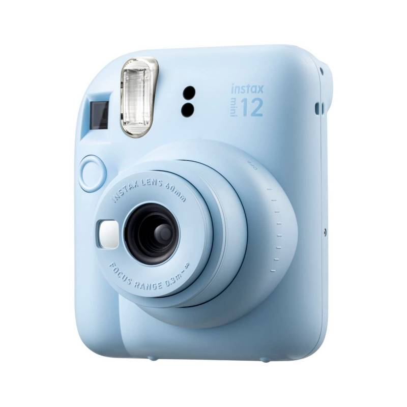 Mojado Año nuevo Posible FUJIFILM Cámara Instantanea Fujifilm Instax Mini 12 - Azul Pastel |  falabella.com