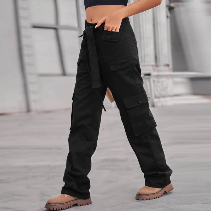 Pantalones Cargo para Mujer con Bota Recta 21-0015n – Sitio Oficial Pavi  Italy ®