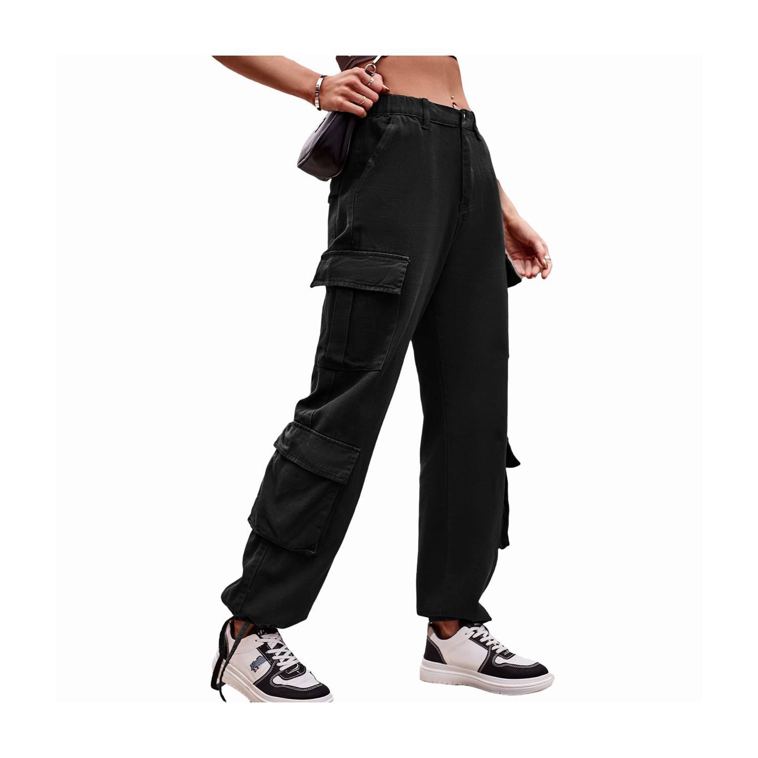 Pantalon Cargo Mujer Negro - Andino Outfitters