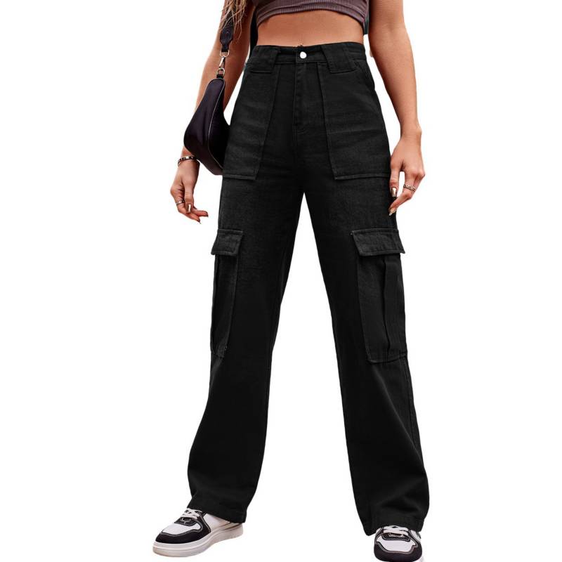 Pantalon Cargo Mujer Negro - Andino Outfitters
