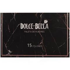 DOLCE BELLA - PALETA PROFESIONAL DE 15 RUBORES DOLCE BELLA