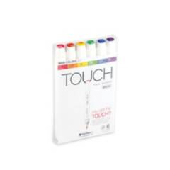 TOUCH - Set Touch Twin Brush 6 Set Colores Basi