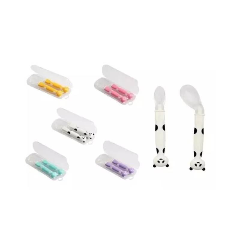 Ripley - PACK 2 CUCHARAS DE SILICONA SUAVE PARA BEBÉS ALIMENTOS