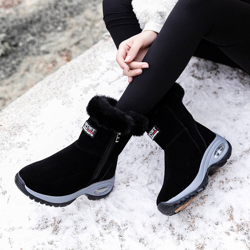 BLWOENS Cómodas botas nieve al aire libre para mujer - Blanco