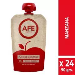 AFE - Pack 24 Compotas Afe Manzana 90 Grs