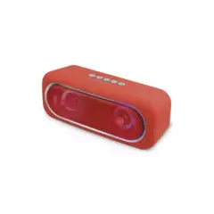 AUDIO PRO - Parlante Bluetooth TWS Portátil RGB Rojo Audiopro