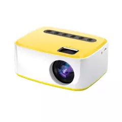GENERICO - Mini Proyector Portátil Control Remoto HD 1080P-Yellow