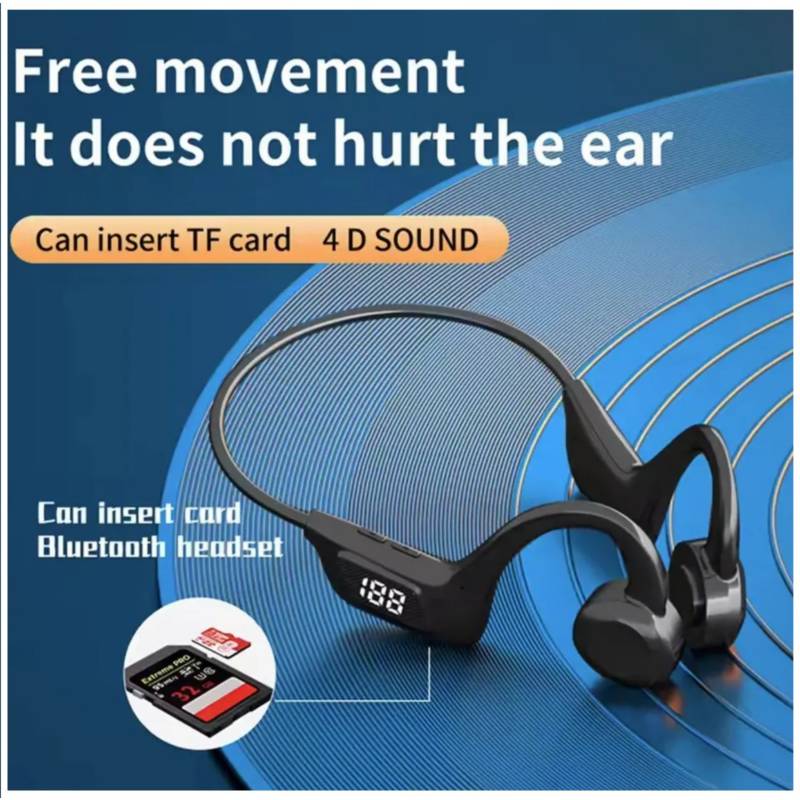 GENERICO Audífonos inalámbricos Bluetooth Open-Ear Bone Conduction IPX-5  KS38