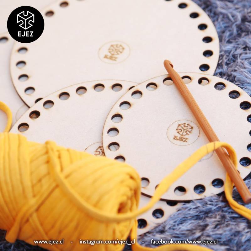 GENERICO Bases para tejer con trapillo – Circular – Pack con 5 tamaños…