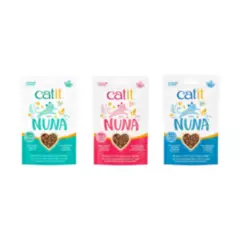 CATIT - Catit Nuna - Pack 3 Variedades - Snack Premio Gatos