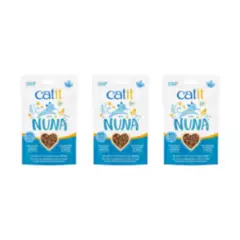 CATIT - Nuna Proteinas De Insecto Y Arenque - Pack De 3- Snack Gatos