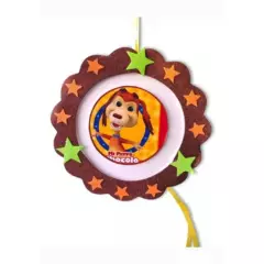 GENERICO - Piñata Redonda Mi Perro Chocolo para Cumpleaños