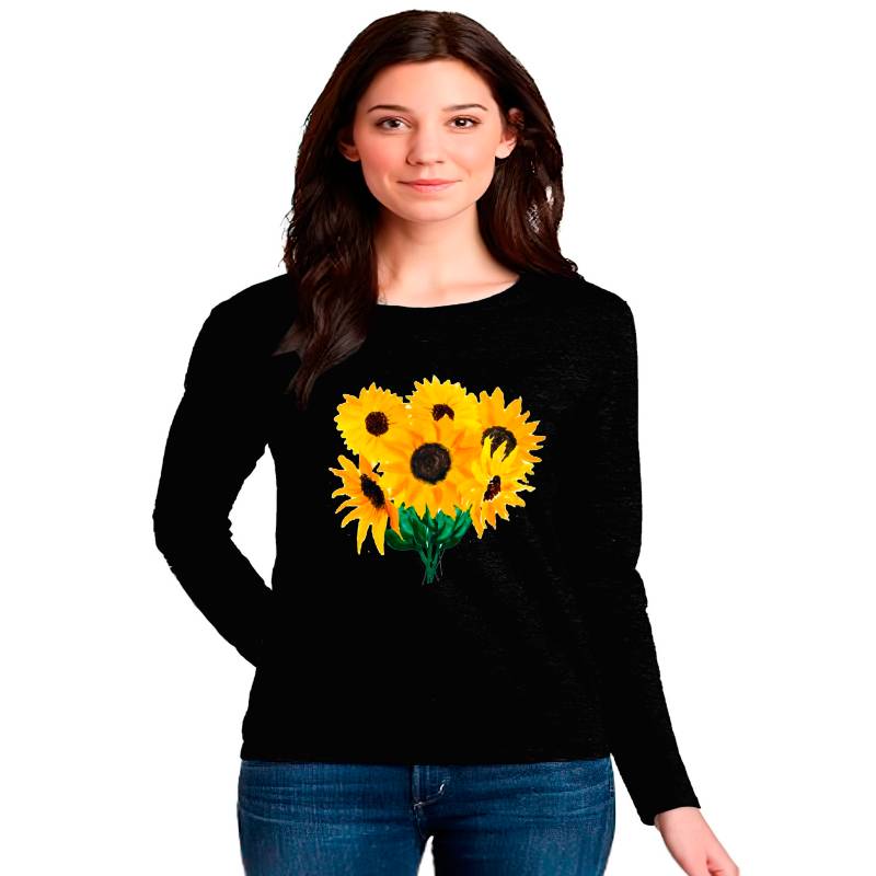 Poleras de girasoles new arrivals