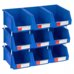 AUTORODEC - Pack de 9 cajas organizadoras de 15x24x12.4 cm